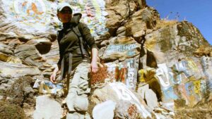 trekking through the dusty trails of nepal