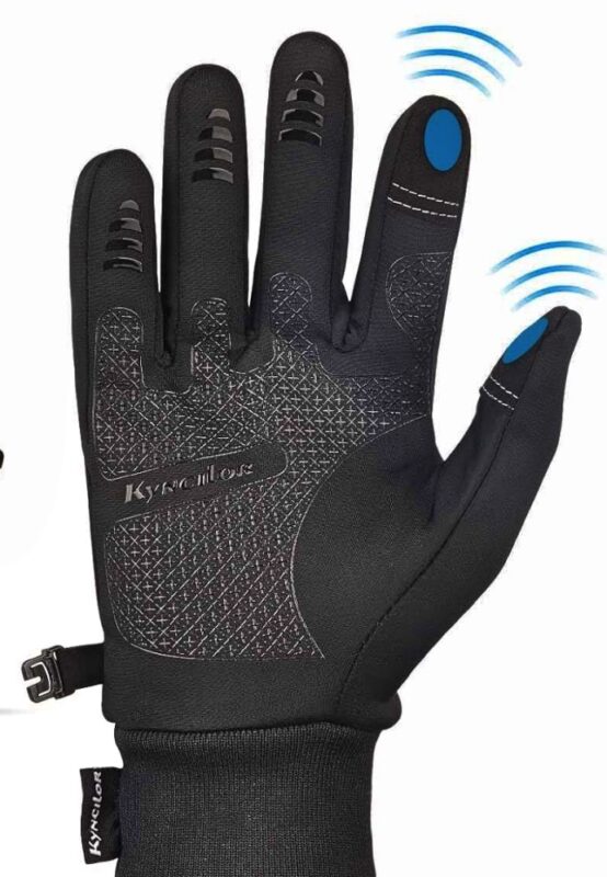 Warm Gloves, Windproof Waterproof Touchscreen Running Gloves