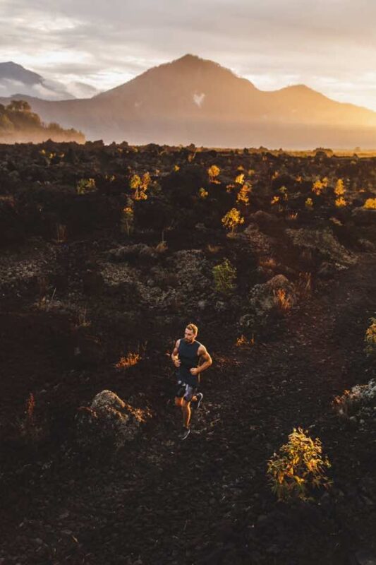 trail running athlete