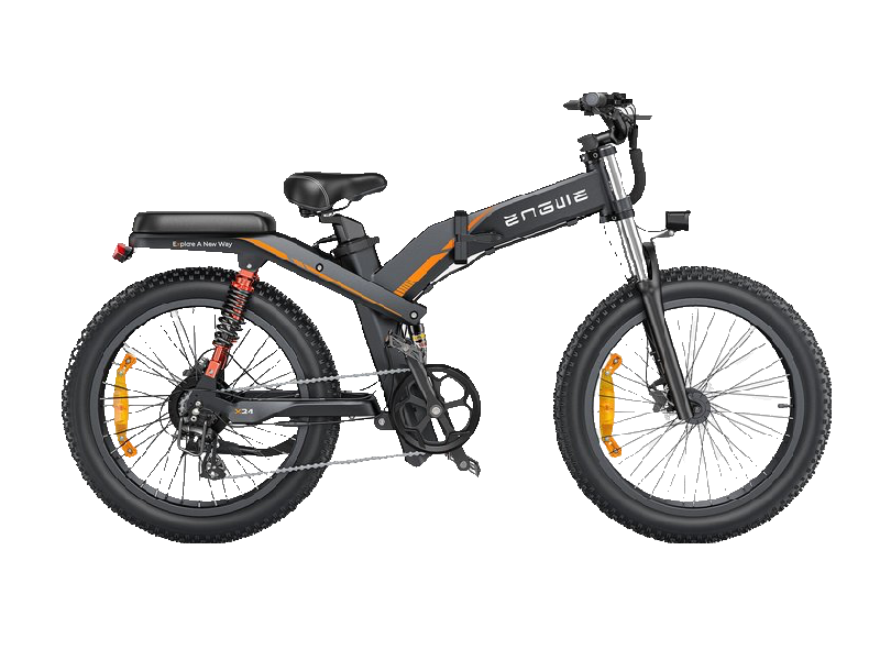 ENGWE X24 Electric Bike 1000W 150KM Triple Suspension Foldable Electric Bike